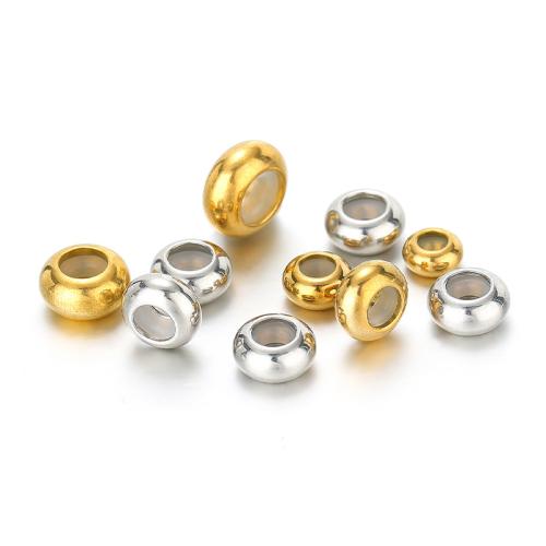 304 rustfrit stål Prop Beads, du kan DIY & forskellig størrelse for valg, flere farver til valg, 20pc'er/Bag, Solgt af Bag