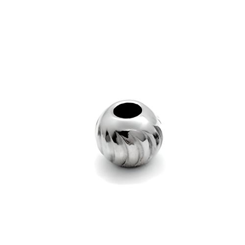 Spojnice od nehrđajućeg čelika perle, 304 nehrđajućeg čelika, možete DIY & različite veličine za izbor, izvorna boja, 200računala/Torba, Prodano By Torba