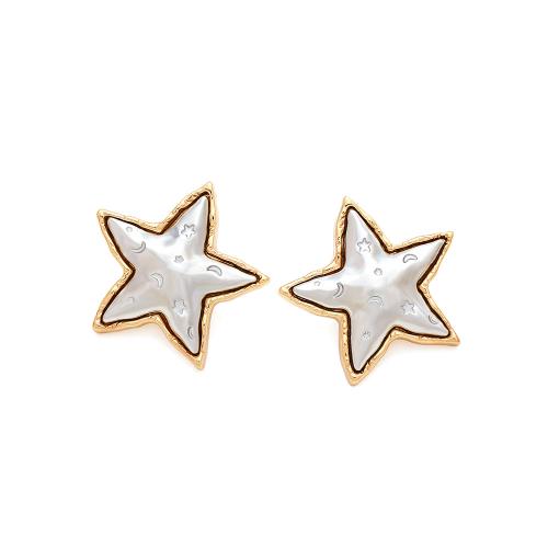 Tibetan Style Stud Earring, Star, plated, fashion jewelry, silver color, nickel, lead & cadmium free, 33x32mm, Sold By Pair