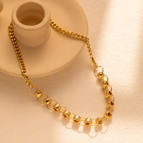 Colar de jóias de liga de zinco, with 2.76 Inch extender chain, joias de moda & para mulher, dourado, comprimento 13.78 inchaltura, vendido por PC