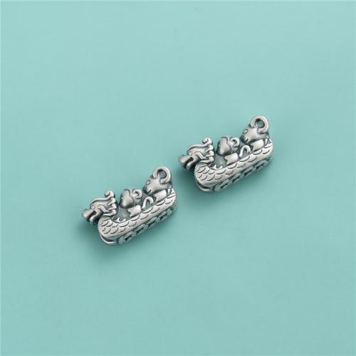 925 Sterling Silver Beads, DIY & different size for choice, original color, Sold By PC