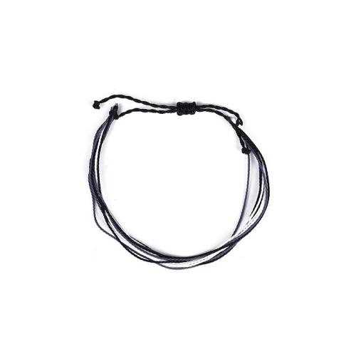 Moda Stvaranje Wax kabel Narukvice, Vosak, ručno izrađen, bez spolne razlike, više boja za izbor, Dužina 16 cm, Prodano By PC