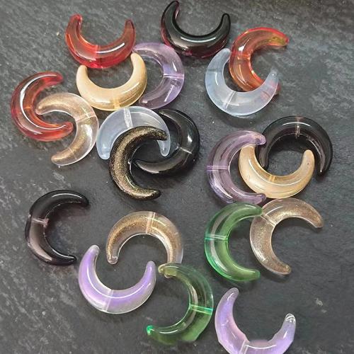 Perles murano faites à la main , chalumeau, vernis au four, DIY, plus de couleurs à choisir, 17x13mm, Environ 100PC/sac, Vendu par sac
