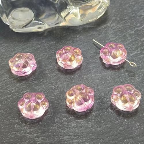 Perles murano faites à la main , chalumeau, vernis au four, DIY, plus de couleurs à choisir, 14x7mm, Environ 100PC/sac, Vendu par sac