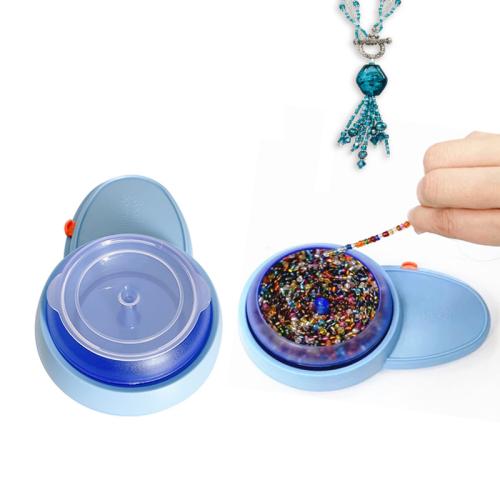 Kunststoff Perlen Gewindeschneidmaschine, elektronisch, blau, verkauft von PC