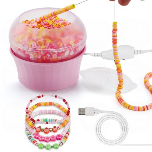plástico Beads Rosqueando Máquina, com interface USB, Mais cores pare escolha, vendido por PC