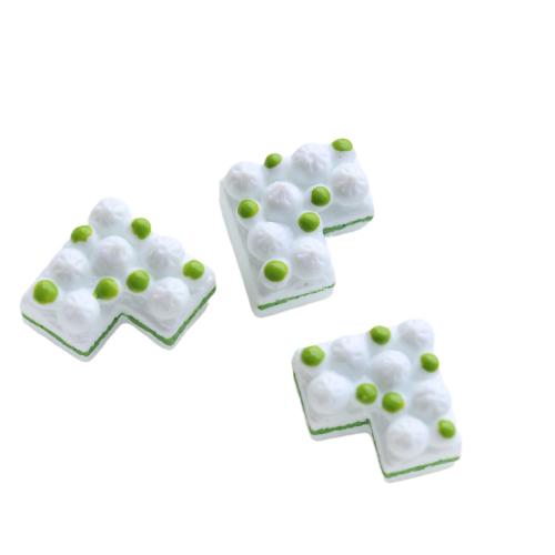 Mobile Phone DIY Decoration, Resin, Cake, different styles for choice, 20x20mm, Sold By PC