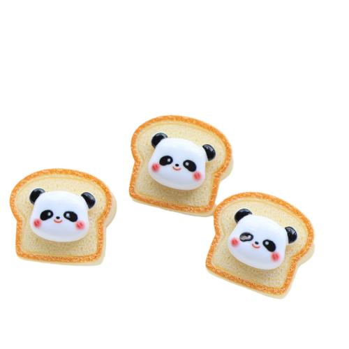 Mobile Phone DIY Decoration, Resin, Panda, different styles for choice & enamel, 20x25mm, Sold By PC