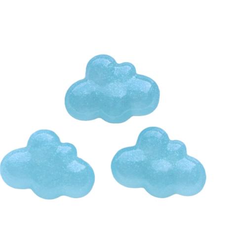 Mobile Phone DIY Decoration, Resin, Cloud, enamel, more colors for choice, 22x20mm, Sold By PC
