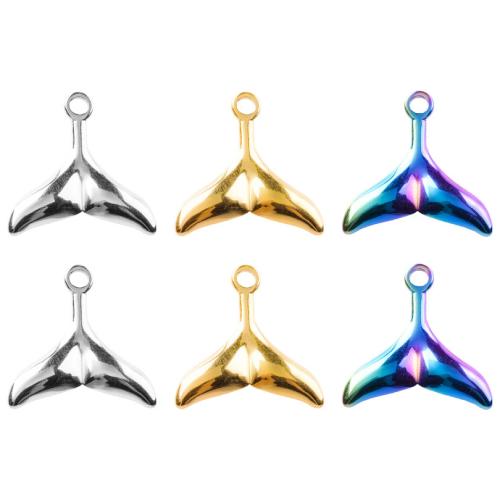 Stainless Steel Pendants 304 Stainless Steel Mermaid tail Vacuum Ion Plating fashion jewelry & DIY Sold By PC