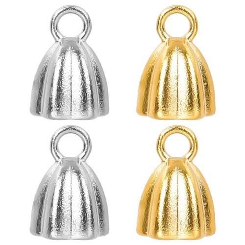 Stainless Steel Pendants, 304 Stainless Steel, Lotus Seedpod, Vacuum Ion Plating, fashion jewelry & DIY, more colors for choice, 6x8mm, Sold By PC