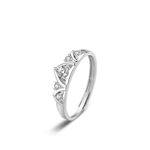 Cubic Zirconia Micro Pave 925 Sterling Silver Rings, fashion jewelry & different styles for choice & micro pave cubic zirconia, US Ring Size:7, Sold By PC