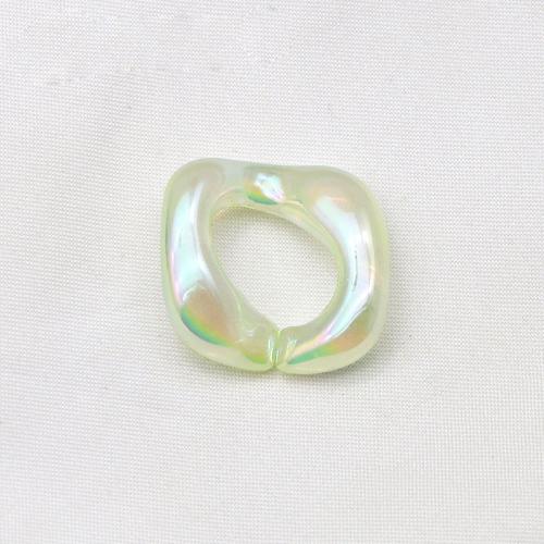 Acrylic Linking Ring, DIY, more colors for choice, 23x23mm, Approx 100PCs/Bag, Sold By Bag