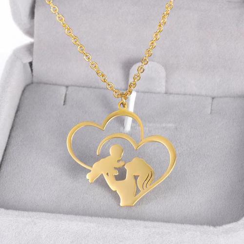 Stainless Steel Jewelry Necklace, 304 Stainless Steel, with 5CM extender chain, Heart, plated, for woman, more colors for choice, Length:15 cm, Sold By PC