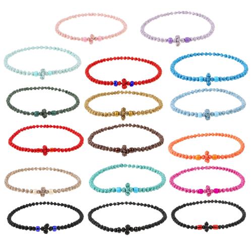 Polyester Cord Bracelet, with Seedbead, handmade, fashion jewelry & Unisex, more colors for choice, Length:5.3-7.6 Inch, Sold By PC