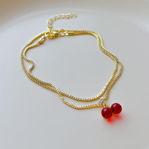 Cink Alloy nakit ogrlice, s Plastika, Dvostruki sloj & modni nakit & za žene, zlato, Dužina 41-50 cm, Prodano By PC