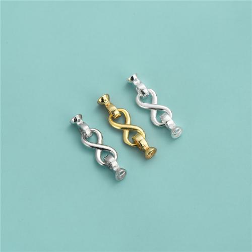 925 Sterling Silver Clasp DIY Sold By PC