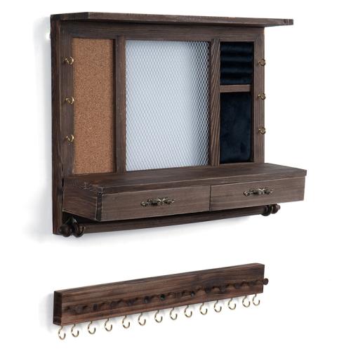 Multi Purpose Display, Iron, with Wood, durable & multifunctional & different styles for choice, brown, Sold By PC