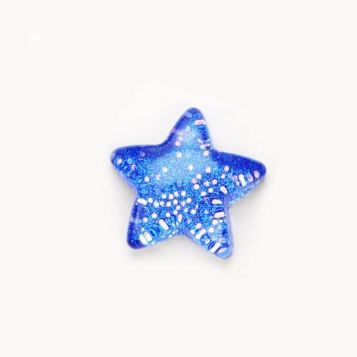 Hair Accessories DIY Findings, Resin, Star, more colors for choice, 35x35x10mm, Approx 100PCs/Bag, Sold By Bag