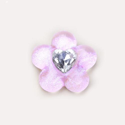 Mobile Phone DIY Decoration Resin Flower with rhinestone Approx Sold By Bag