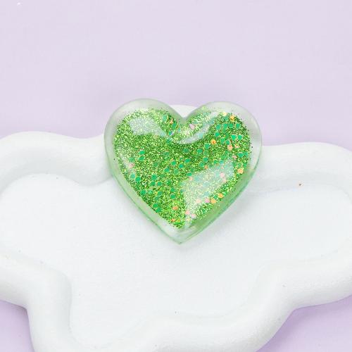 Mobile Phone DIY Decoration Resin with Sequins Heart epoxy gel Approx Sold By Bag