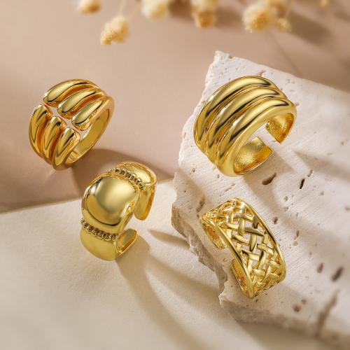 النحاس البنصر, مطلي, مجوهرات الموضة & تصاميم مختلفة للاختيار, ذهبي, النيكل والرصاص والكادميوم الحرة, تباع بواسطة PC