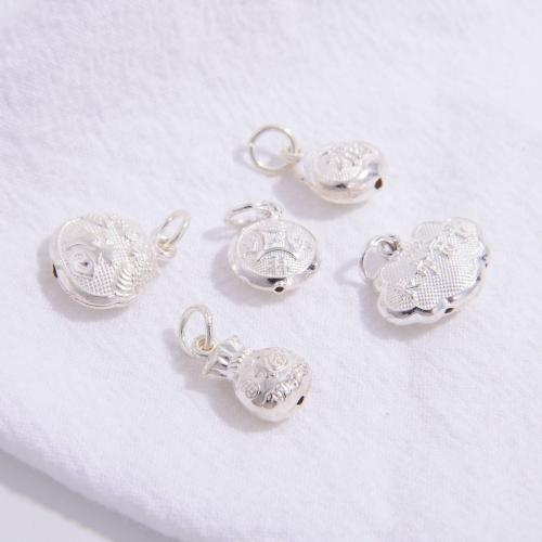 925 Sterling Silver Pendant DIY silver color Sold By PC