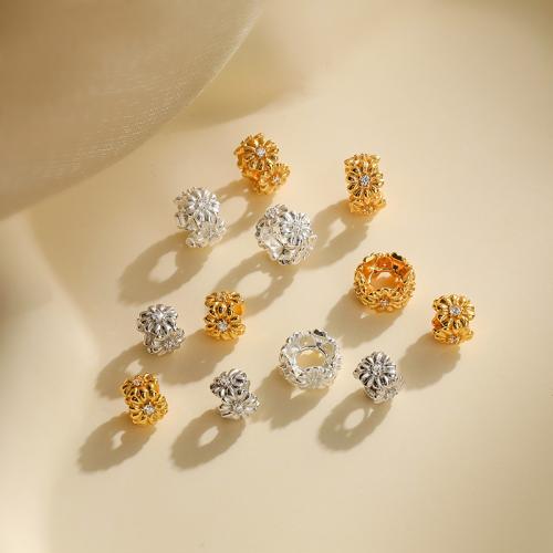 925 Sterling Silver Beads, DIY & different styles for choice & micro pave cubic zirconia, more colors for choice, Sold By PC