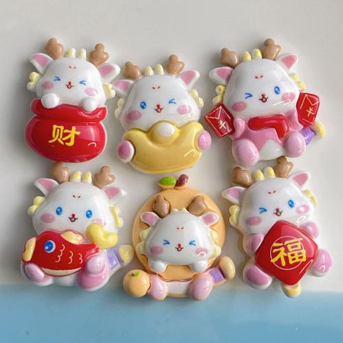 Mobile Phone DIY Decoration, Resin, Dragon, different styles for choice, DIY kit lengh 20-30mm, Sold By PC