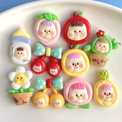 Mobile Phone DIY Decoration, Resin, Cartoon, different styles for choice & enamel, DIY kit length 15-30mm, Sold By PC