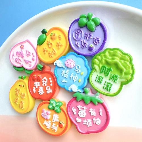 Mobile Phone DIY Decoration, Resin, Fruit, different styles for choice & enamel, DIY kit length 25-30mm, Sold By PC