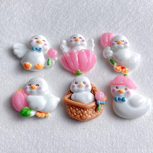 Mobile Phone DIY Decoration, Resin, Duck, different styles for choice & enamel, DIY kit length 20-40mm, Sold By PC