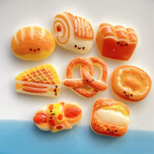 Mobile Phone DIY Decoration, Resin, Bread, different styles for choice & enamel, DIY kit length 15-30mm, Sold By PC