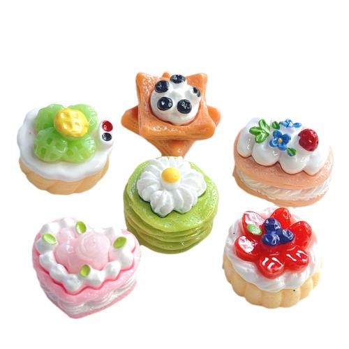Mobile Phone DIY Decoration, Resin, Cake, different styles for choice, DIY kit length 20-25mm, Sold By PC