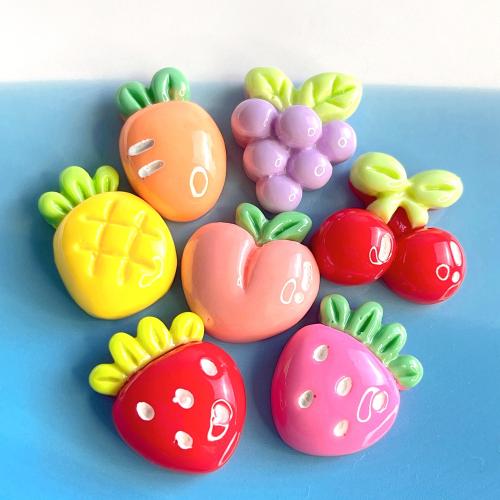 Mobile Phone DIY Decoration, Resin, Fruit, different styles for choice & enamel, DIY kit length 15-20mm, Sold By PC