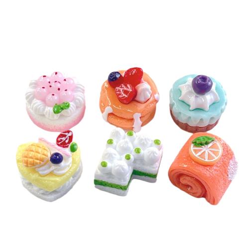 Mobile Phone DIY Decoration, Resin, Cake, different styles for choice & enamel, Sold By PC