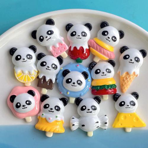 Mobile Phone DIY Decoration, Resin, Panda, different styles for choice, DIY kit length  20-40mm, Sold By PC