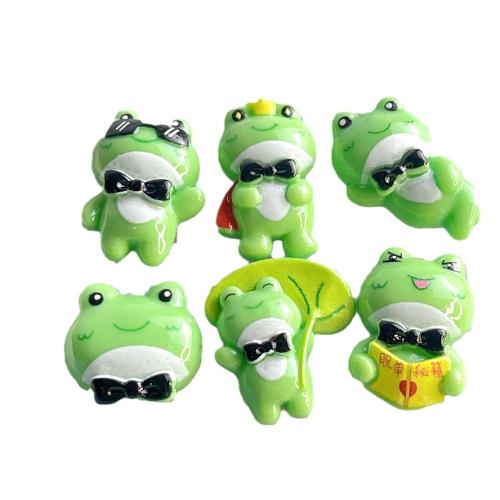 Mobile Phone DIY Decoration, Resin, Frog, different styles for choice & enamel, DIY kit length 20-30mm, Sold By PC
