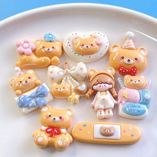 Mobile Phone DIY Decoration, Resin, Cartoon, different styles for choice & enamel, DIY kit length  20-60mm, Sold By PC