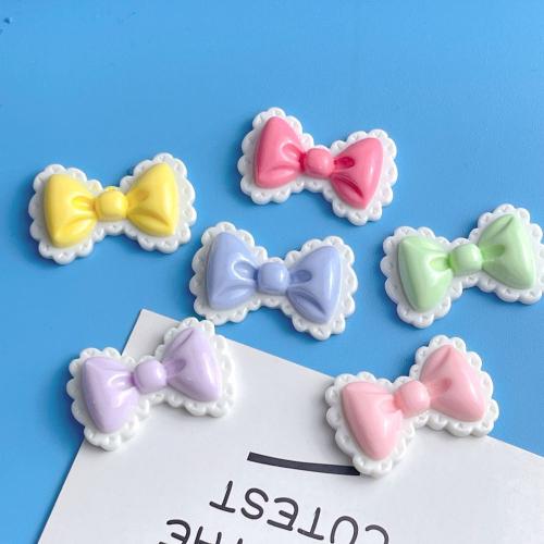 Mobile Phone DIY Decoration, Resin, Bowknot, enamel, more colors for choice, 29x19mm, Sold By PC