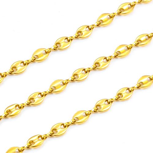 Stainless Steel Necklace Chain, 304 Stainless Steel, DIY, more colors for choice, Approx 5PCs/Bag, Sold By Bag