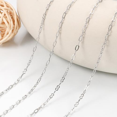 Stainless Steel Necklace Chain, 304 Stainless Steel, DIY & different size for choice, Sold By m