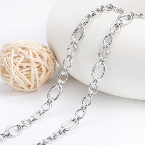 Nehrđajućeg čelika Nekclace Chain, 304 nehrđajućeg čelika, možete DIY, Prodano By m