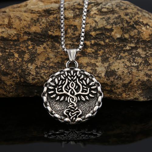 Stainless Steel Jewelry Necklace 304 Stainless Steel polished fashion jewelry & for man Length Approx 60 cm Sold By PC