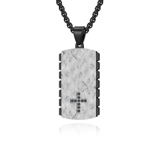 Nehrđajućeg čelika, nakit ogrlice, 304 nehrđajućeg čelika, modni nakit & različitih stilova za izbor & za čovjeka, više boja za izbor, Prodano By PC