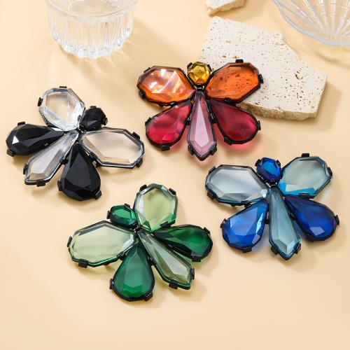 Broches en alliage de zinc, avec planche, papillon, bijoux de mode & pour femme, plus de couleurs à choisir, 99x93mm, Vendu par PC