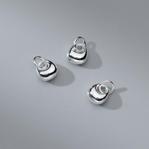 Кулоны из серебра, Серебро 925 пробы, DIY, серебряный, 7.50x7.50x4.50mm, продается PC
