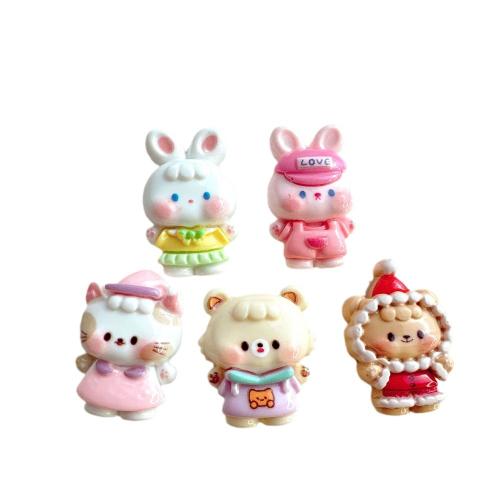 Mobile Phone DIY Decoration, Resin, Cartoon, different styles for choice & enamel, DIY kit length 15-30mm, Sold By PC