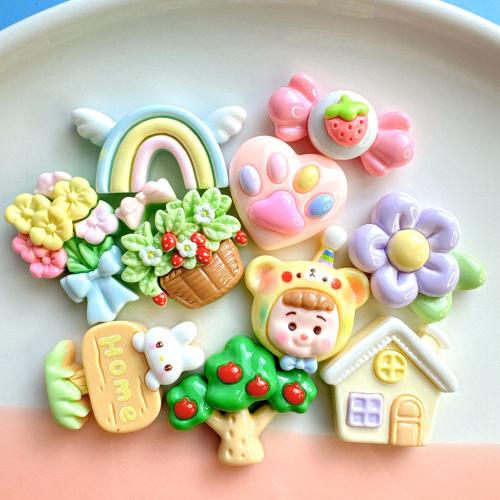 Mobile Phone DIY Decoration, Resin, different styles for choice & enamel, DIY kit length 15-40mm, Sold By PC