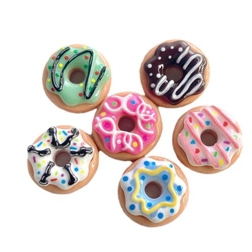 Mobile Phone DIY Decoration, Resin, food shape, different styles for choice & enamel, 25x25mm, Sold By PC